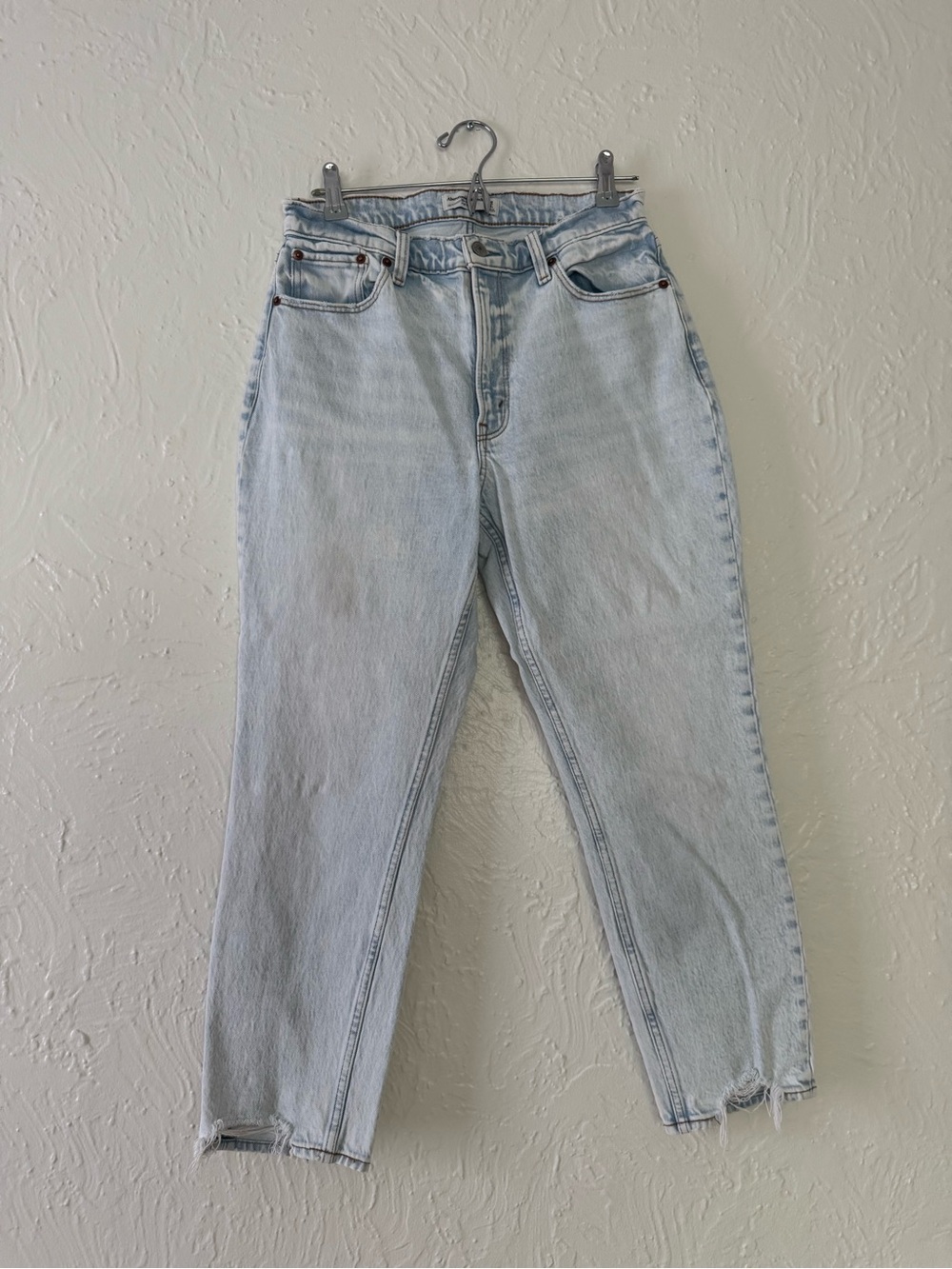 Abercrombie & Fitch Light Blue Boyfriend Jeans